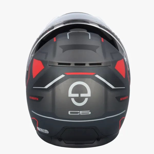 Schuberth Systeemhelmen|Helmen Met Zonnevizier-C5 Oega Back/Red 138