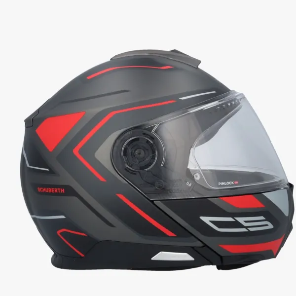 Schuberth Systeemhelmen|Helmen Met Zonnevizier-C5 Oega Back/Red 138