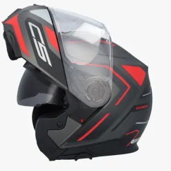 Schuberth Systeemhelmen|Helmen Met Zonnevizier-C5 Oega Back/Red 138