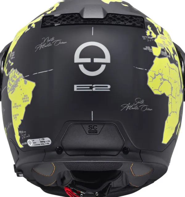 Schuberth Adventure Helmen|Systeemhelmen-E2 Ata Back/Yeow 170
