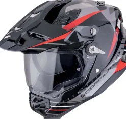 Scorpion Adventure Helmen|Integraalhelmen-ADF-9000 AIR Feat Back/iver/Red