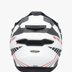 Scorpion Adventure Helmen|Integraalhelmen-ADF-9000 AIR Feat att White/Back/Red