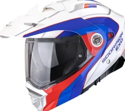 Scorpion Adventure Helmen|Systeemhelmen-ADX-2 Kap White/Red/Bue