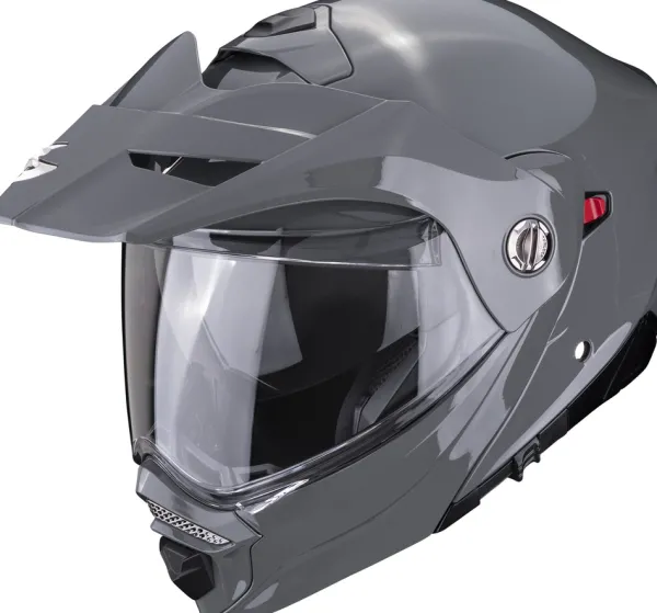 Scorpion Adventure Helmen|Systeemhelmen-ADX-2 oid Ceent Grey