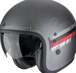 DAMES Scorpion Retro Helmen|Jethelmen-Befat EVO Adoni attiver/Red