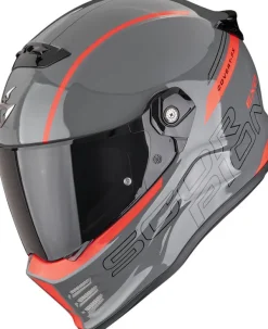 Scorpion Jethelmen-COVERT FX Danko Grey/Red