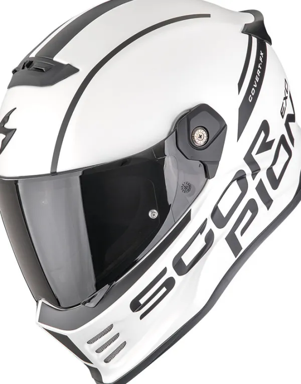 Scorpion Jethelmen-COVERT FX Danko att Pear White/Back