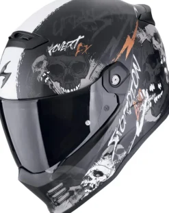 Scorpion Jethelmen-COVERT FX kuz  att Back/Grey/God