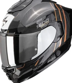 Scorpion Integraalhelmen|Helmen Met Zonnevizier-EXO-1500 AIR Carbon Zity Back/Copper