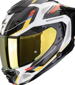 Scorpion Integraalhelmen|Helmen Met Zonnevizier-EXO-1500 AIR eek White/Bue/Yeow