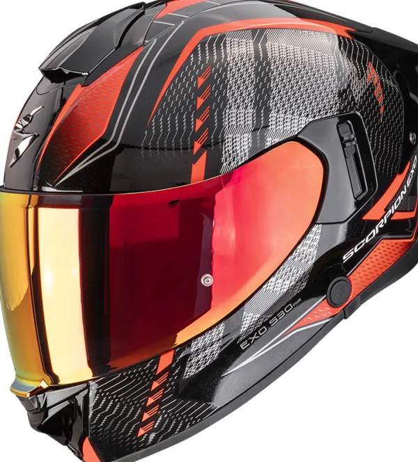 Scorpion Integraalhelmen|Helmen Met Zonnevizier-EXO-530 AIR Thera etaic Back/Red
