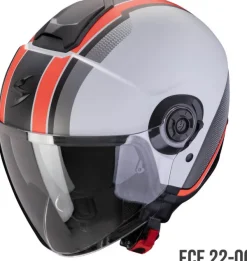 DAMES Scorpion Jethelmen|Dames Scooterhelmen-EXO-CITY II Ve att Grey/Red