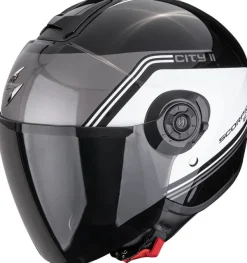 DAMES Scorpion Jethelmen|Dames Scooterhelmen-EXO-CITY II Vita eta back/White