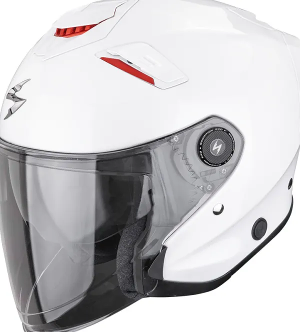 Scorpion Jethelmen|Helmen Met Zonnevizier-EXO-GT JET oid Pear White