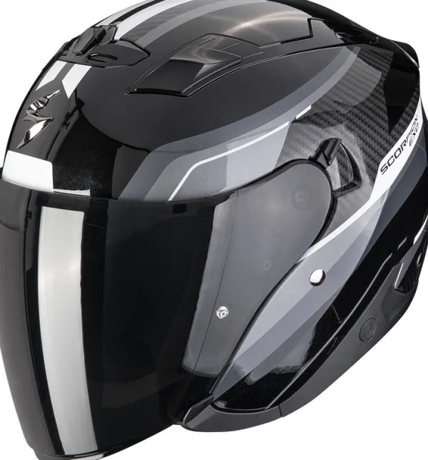Scorpion Jethelmen|Helmen Met Zonnevizier-EXO-230 Hipe Back/iver