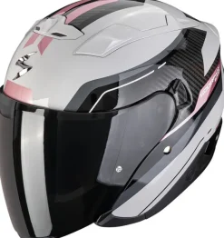 Scorpion Jethelmen|Helmen Met Zonnevizier-EXO-230 Hipe Grey/Pink