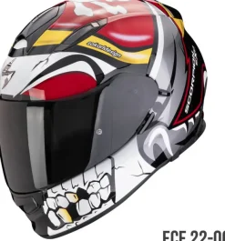 Scorpion Integraalhelmen-EXO-491 Pirate Red