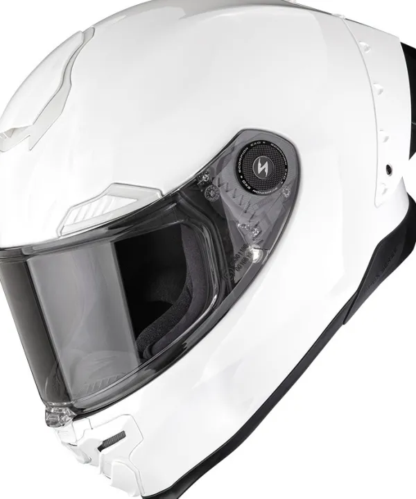 Scorpion Integraalhelmen|Helmen Met Zonnevizier-EXO-RACE AIR oid White
