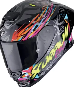 Scorpion Integraalhelmen|Race Helmen-EXO-R1 EVO II AIR avage Back/Bue/Pink