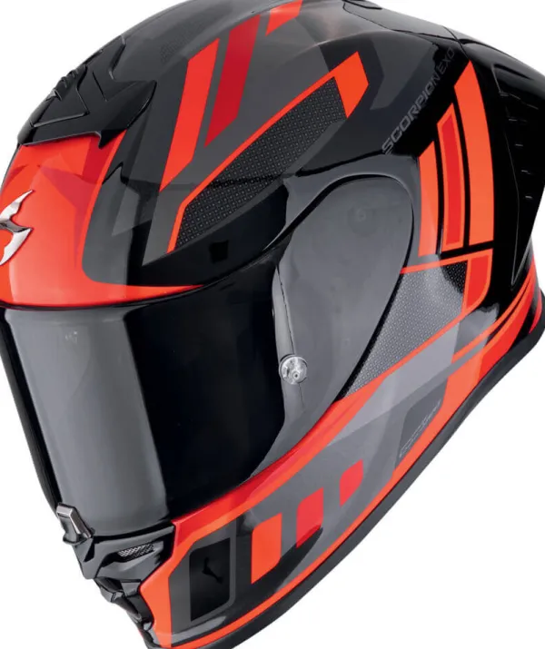 Scorpion Integraalhelmen|Race Helmen-EXO-R1 EVO II AIR Vita Back/iver/Red