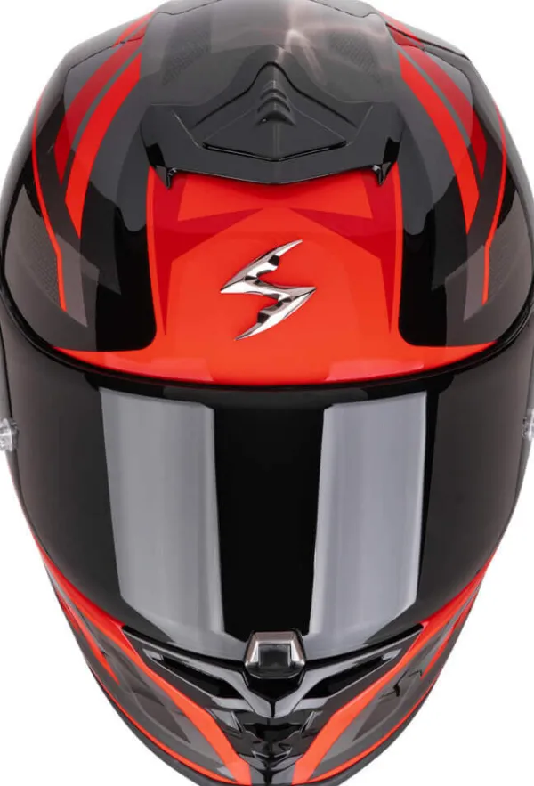 Scorpion Integraalhelmen|Race Helmen-EXO-R1 EVO II AIR Vita Back/iver/Red