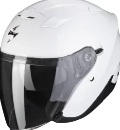 Scorpion Jethelmen|Helmen Met Zonnevizier-EXO-230 oid White