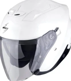 Scorpion Jethelmen|Helmen Met Zonnevizier-EXO-Z1 oid Pear White