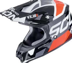 Scorpion Adventure Helmen|Crosshelmen-VX-16 EVO AIR Anaog Back/Red