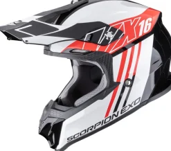 Scorpion Adventure Helmen|Crosshelmen-VX-16 EVO AIR igne Back/Red