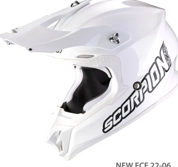 Scorpion Adventure Helmen|Crosshelmen-VX-16 EVO AIR oid White/White