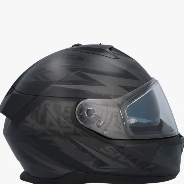 Shark Integraalhelmen|Helmen Met Zonnevizier-D-kwa 3 Bat-R at Back/Anthracite/Anthracite KAA