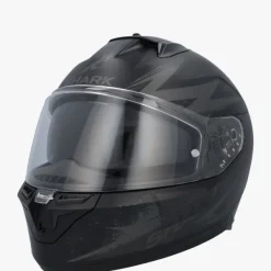 Shark Integraalhelmen|Helmen Met Zonnevizier-D-kwa 3 Bat-R at Back/Anthracite/Anthracite KAA