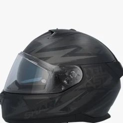 Shark Integraalhelmen|Helmen Met Zonnevizier-D-kwa 3 Bat-R at Back/Anthracite/Anthracite KAA