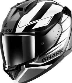 Shark Integraalhelmen|Helmen Met Zonnevizier-D-kwa 3 izer Back/White/Anthracite KWA