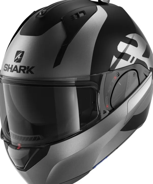 Shark Systeemhelmen-Evo E Kedge at Back Anthracite Back KAK