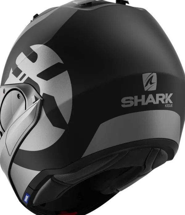 Shark Systeemhelmen-Evo E Kedge at Back Anthracite Back KAK
