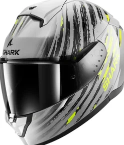 Shark Integraalhelmen|Helmen Met Zonnevizier-Ridi 2 Aya iver/Anthracite/Yeow AY