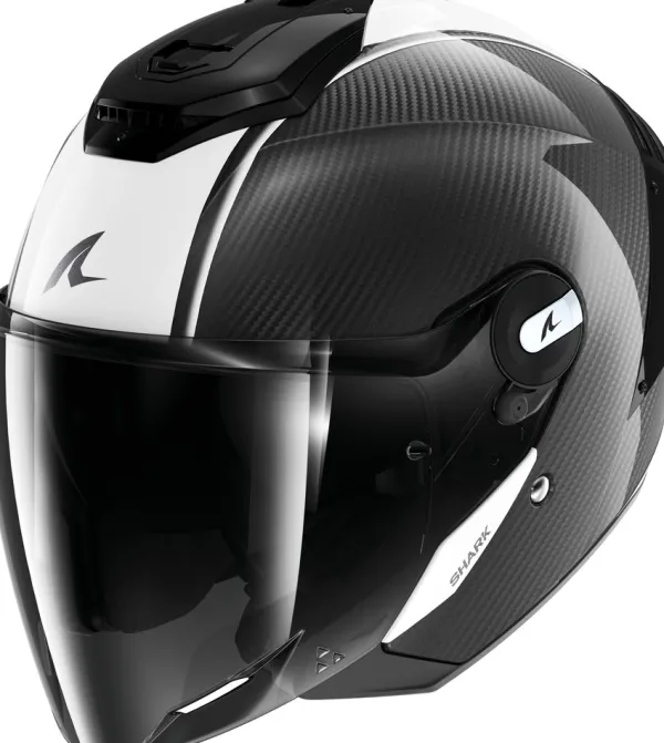 Shark Helmen Met Zonnevizier|Bluetooth Helmen-R Jet Carbon Bank DWK