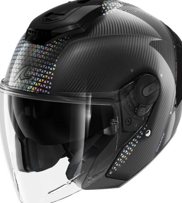 Shark Helmen Met Zonnevizier|Bluetooth Helmen-R Jet Carbon Ikonik DID