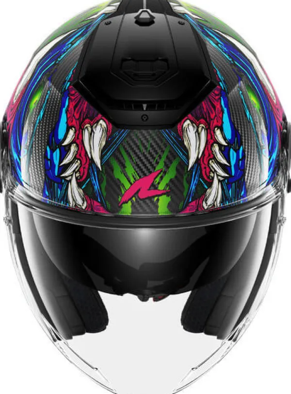 Shark Helmen Met Zonnevizier|Bluetooth Helmen-R Jet Carbon haytan KGV