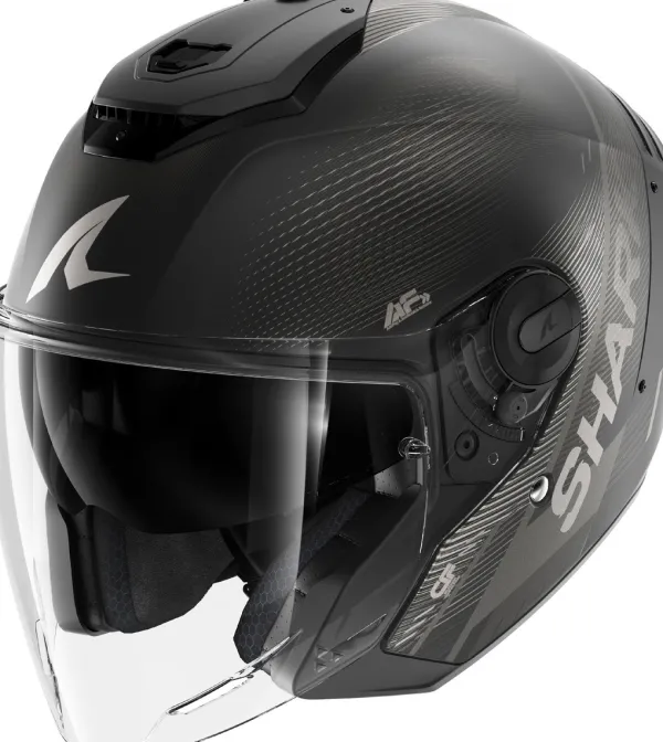 Shark Jethelmen|Bluetooth Helmen-R JET Carbon peed-Tech at DAK