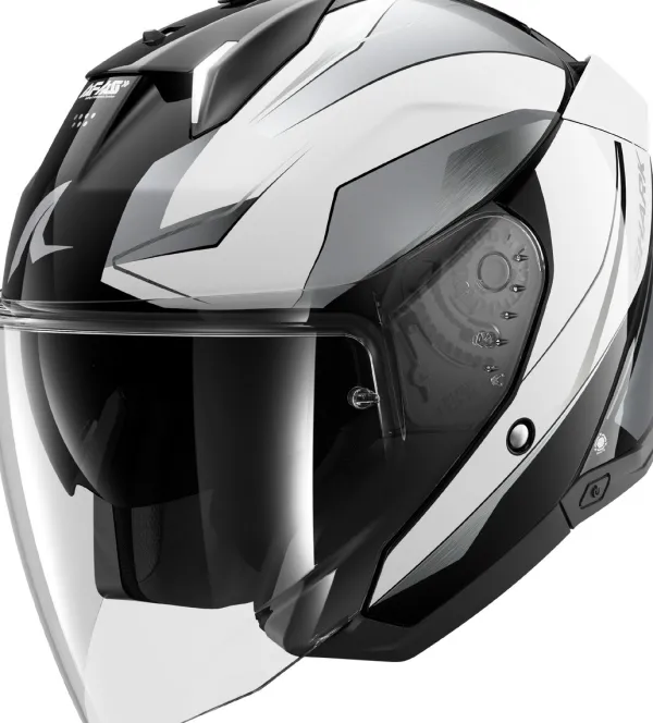 Shark Jethelmen|Bluetooth Helmen-kwa i3 JET ekariu KUW