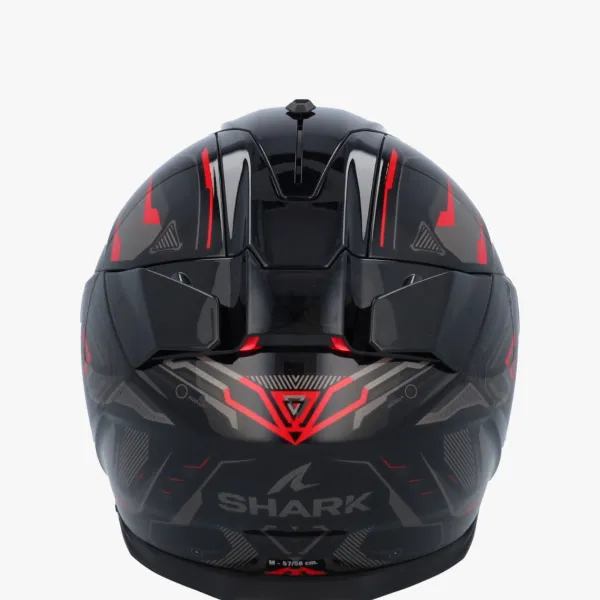 Shark Integraalhelmen|Helmen Met Zonnevizier-kwa I3 inik Back/Anthracite/Red KAR
