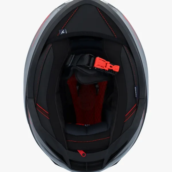 Shark Integraalhelmen|Helmen Met Zonnevizier-kwa I3 inik Back/Anthracite/Red KAR