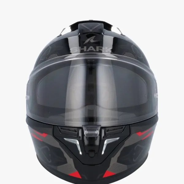 Shark Integraalhelmen|Helmen Met Zonnevizier-kwa I3 inik Back/Anthracite/Red KAR