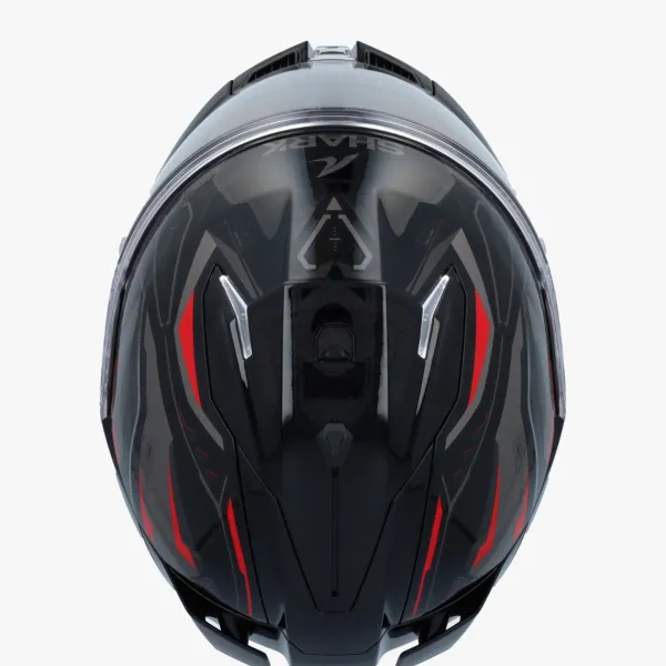 Shark Integraalhelmen|Helmen Met Zonnevizier-kwa I3 inik Back/Anthracite/Red KAR