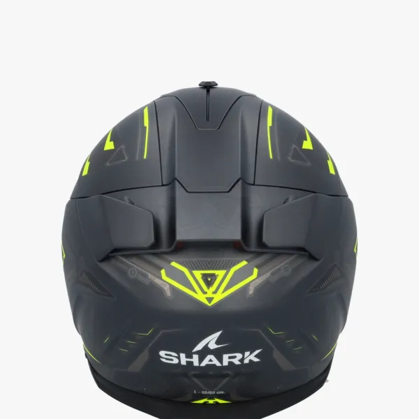Shark Integraalhelmen|Helmen Met Zonnevizier-kwa I3 inik at Anthracite/Yeow/Back AYK