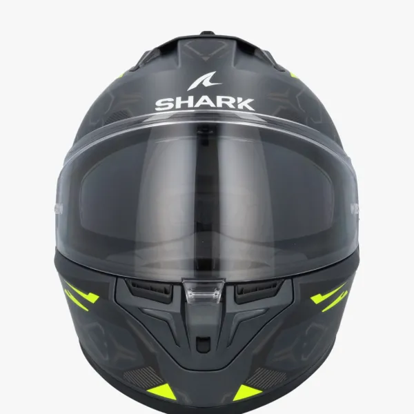 Shark Integraalhelmen|Helmen Met Zonnevizier-kwa I3 inik at Anthracite/Yeow/Back AYK