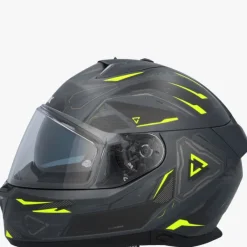 Shark Integraalhelmen|Helmen Met Zonnevizier-kwa I3 inik at Anthracite/Yeow/Back AYK