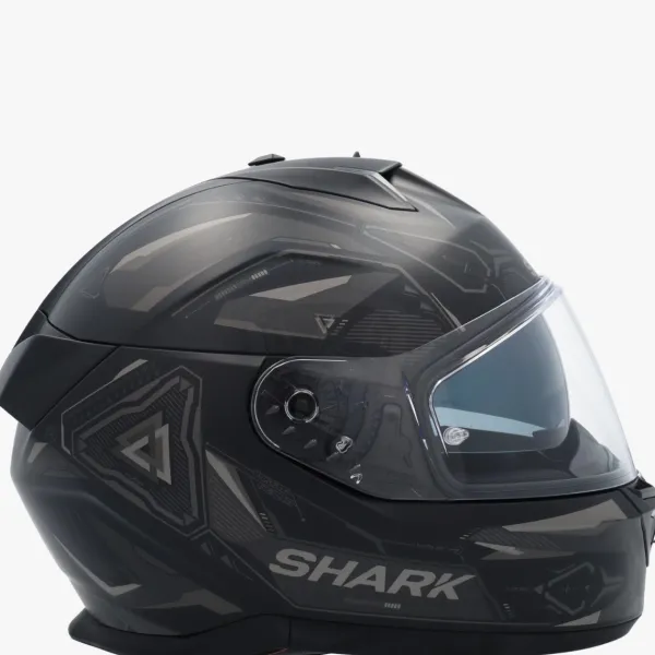 Shark Integraalhelmen|Helmen Met Zonnevizier-kwa I3 inik at Back/Anthracite/Anthracite KAA